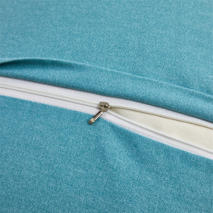 91家纺网 家纺一手货源 找家纺 杜先生 2023新款纯色活性磨毛全棉刺绣夹棉枕套一对 米粒清新绿