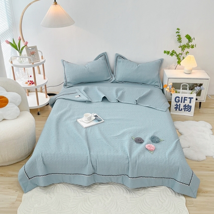 91家纺网 家纺一手货源 找家纺 （总）乐卧 2026新款雅韵蕾丝花边手工花卉夏凉被四件套