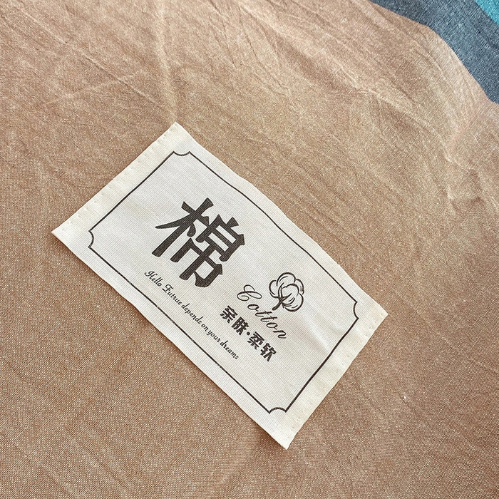 91家纺网 家纺一手货源 找家纺 云家2023无印风色织全棉纯棉水洗棉系列四件套纯色格子 斯诺克