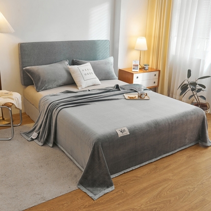 91家纺网 家纺一手货源 找家纺 （总）宅部落 2023云貂绒毯子300克毛毯法莱绒盖毯牛奶绒毛毯