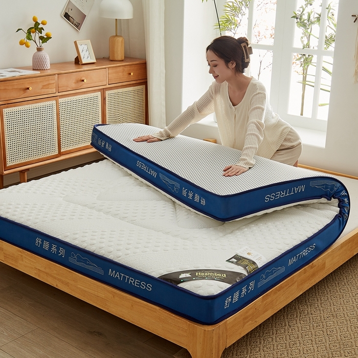 91家纺网 家纺一手货源 找家纺 总优莱床垫 2024新款针织大豆记忆棉床垫