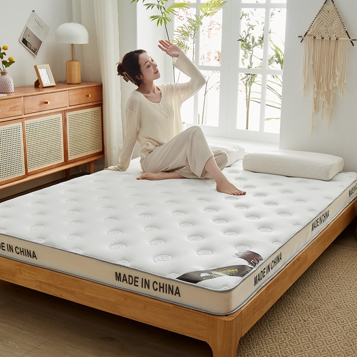 91家纺网 家纺一手货源 找家纺 2024新款蜗牛乳胶抗压棉新款床垫 乳胶抗压棉立体蜗牛白