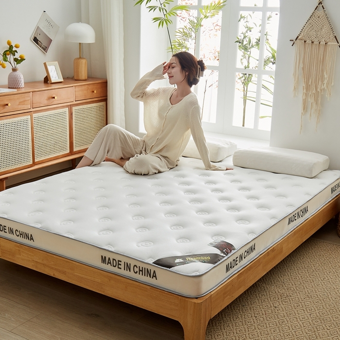 91家纺网 家纺一手货源 找家纺 2024新款蜗牛乳胶抗压棉新款床垫 乳胶抗压棉立体蜗牛白