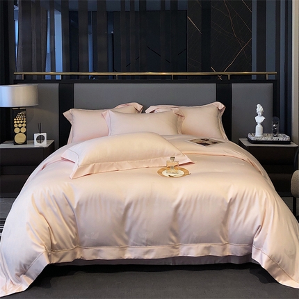 91家纺网 家纺一手货源 找家纺 总玖玖爱2023新款100支天丝棉四件套-羽之恋