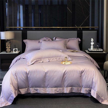 91家纺网 家纺一手货源 找家纺 总玖玖爱2023新款100支天丝棉四件套-羽之恋