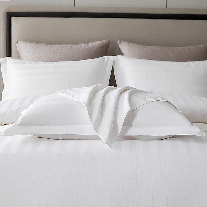 91家纺网 家纺一手货源 找家纺 2026新款加密全棉60支宾馆民宿枕套床单被套床笠四套件