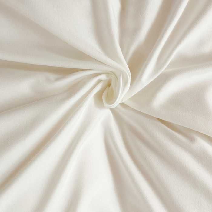 91家纺网 家纺一手货源 找家纺 芷凡 2023新款ins风少女风撞色双拼水洗棉磨毛四件套 奶白+奶油粉