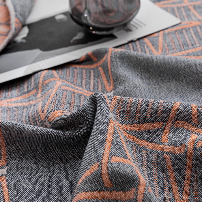 91家纺网 家纺一手货源 找家纺 朴尔 2023新款主推三层水洗棉纱布毛巾被 三体秘境-灰橘