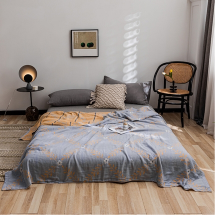 91家纺网 家纺一手货源 找家纺 （总）朴尔 2023新款主推三层水洗棉纱布毛巾被