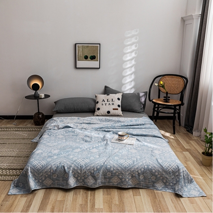 91家纺网 家纺一手货源 找家纺 （总）朴尔 2023新款主推三层水洗棉纱布毛巾被