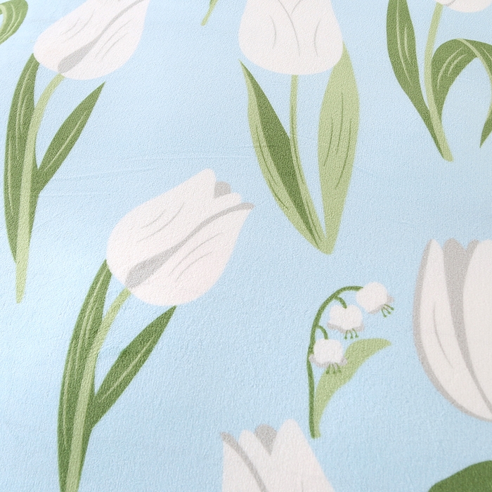 91家纺网 家纺一手货源 找家纺 爱上家居 2023新款温暖亲肤加厚牛奶绒四件套 出水芙蓉