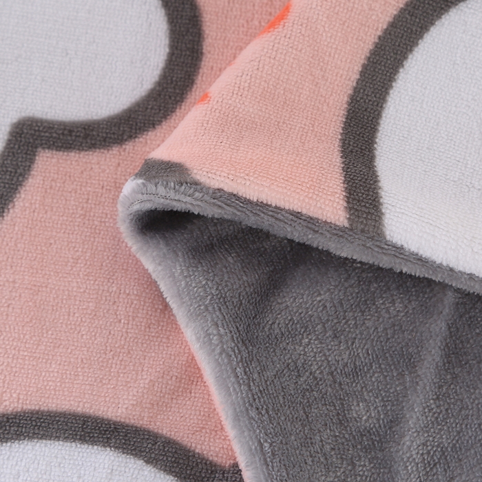 91家纺网 家纺一手货源 找家纺 爱上家居 2023新款温暖亲肤加厚牛奶绒四件套 可爱熊-粉