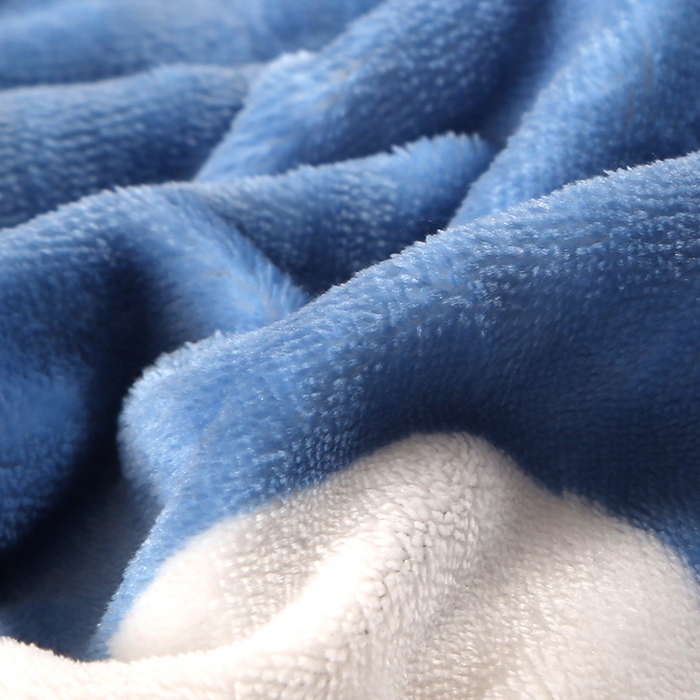 91家纺网 家纺一手货源 找家纺 爱上家居  2023新款加厚牛奶金貂绒四件套 乖乖熊-蓝