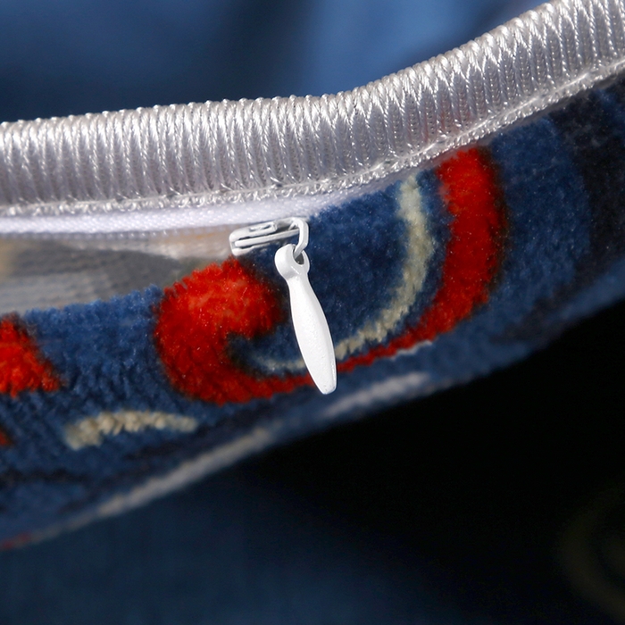 91家纺网 家纺一手货源 找家纺 爱上家居  2023新款加厚牛奶金貂绒四件套 花香四溢