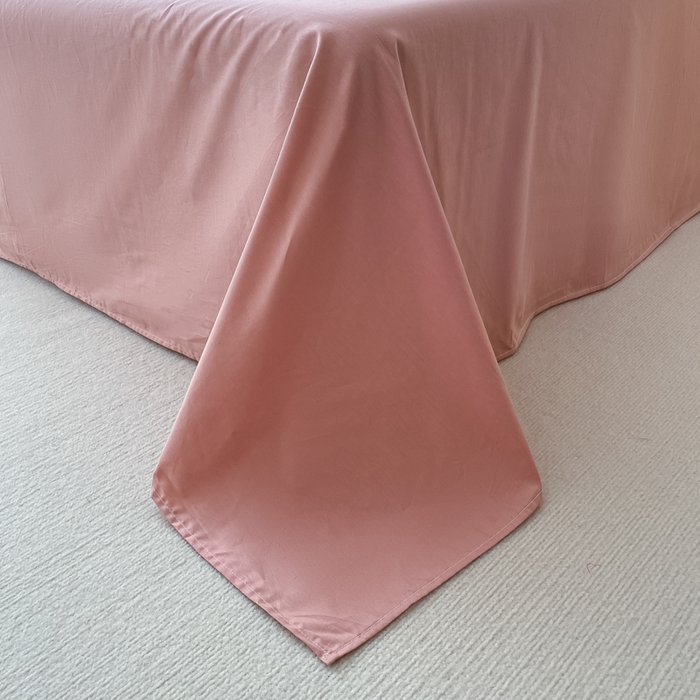 91家纺网 家纺一手货源 找家纺 金丝鸟  2023新款简约舒适华夫格四件套 简约卡其格粉