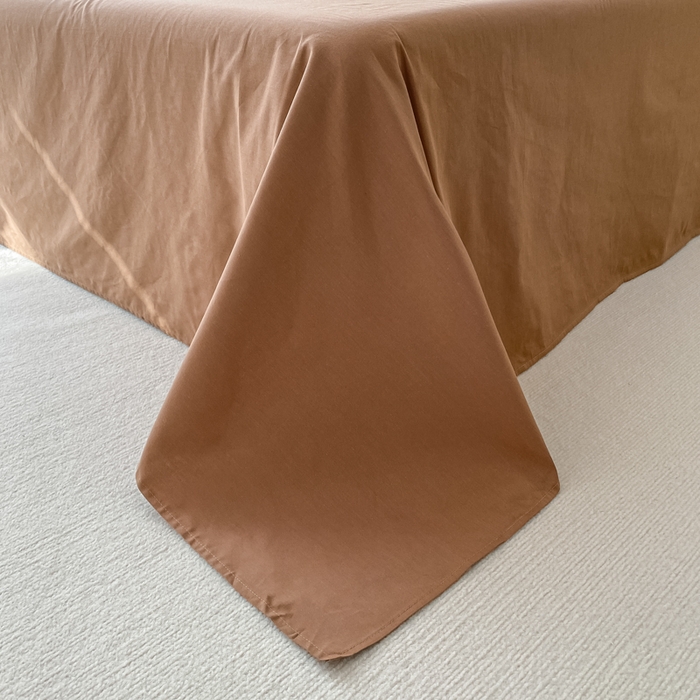 91家纺网 家纺一手货源 找家纺 金丝鸟  2023新款简约舒适华夫格四件套 简约卡其格驼