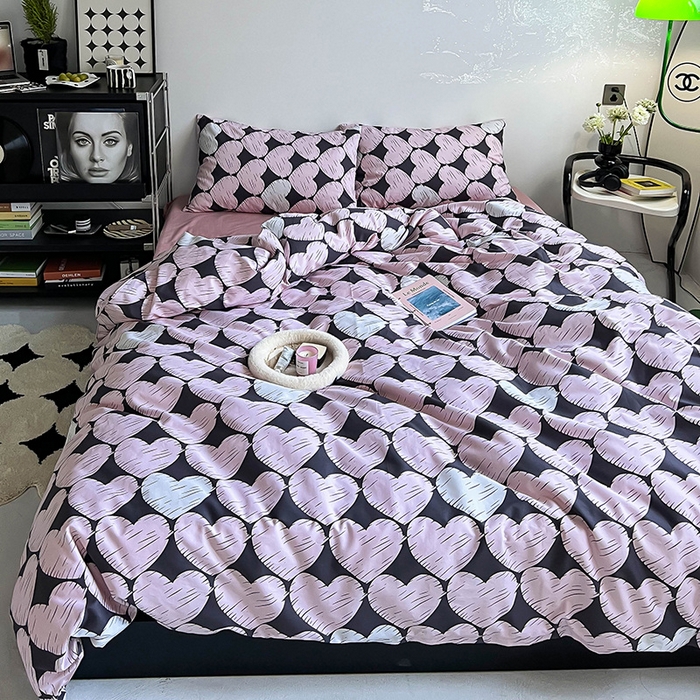 91家纺网 家纺一手货源 找家纺 （总）窝米2023新款13370全棉四件套卡通简约款