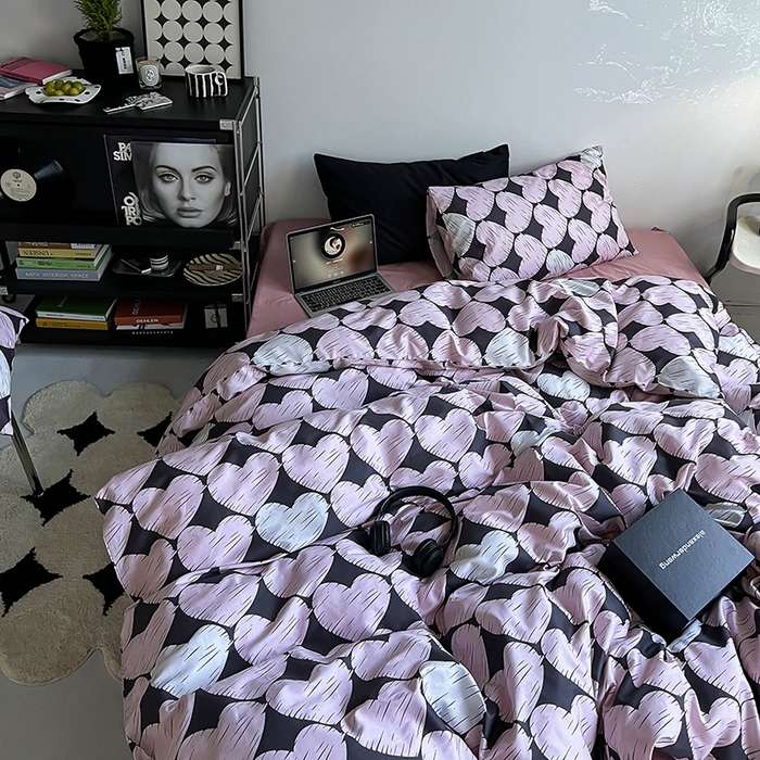 91家纺网 家纺一手货源 找家纺 （总）窝米2023新款13370全棉四件套卡通简约款