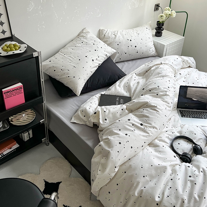 91家纺网 家纺一手货源 找家纺 窝米2023新款13370全棉四件套卡通简约款 幻想