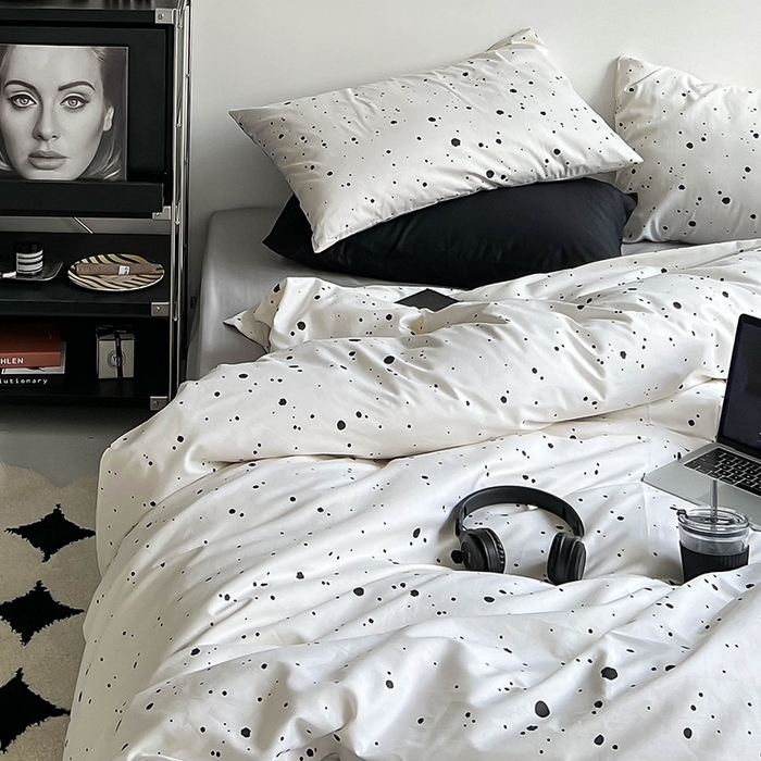 91家纺网 家纺一手货源 找家纺 窝米2023新款13370全棉四件套卡通简约款 幻想