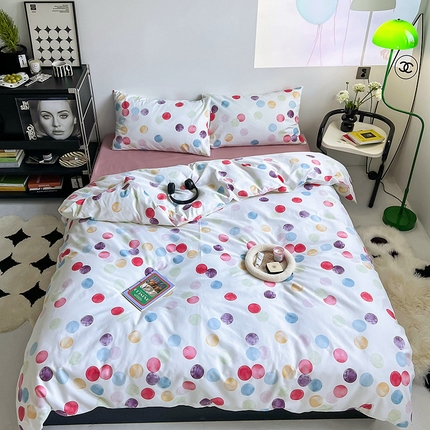 窝米2023新款13370全棉四件套卡通简约款 潘多拉
