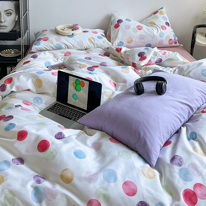 91家纺网 家纺一手货源 找家纺 窝米2023新款13370全棉四件套卡通简约款 潘多拉