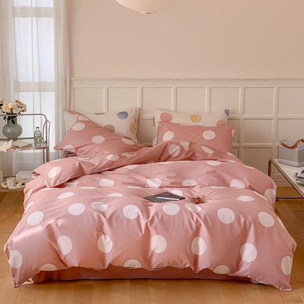 91家纺网 家纺一手货源 找家纺 （总）窝米2023新款13370全棉四件套卡通简约款