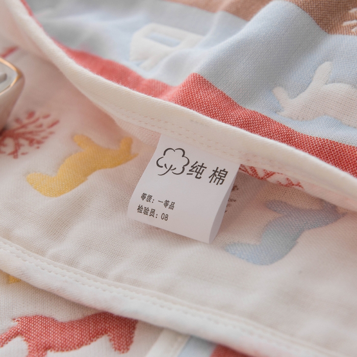 91家纺网 家纺一手货源 找家纺 朴尔家纺2023新款经典六层纱布全棉毛巾被系列-朴尔经典款常年备货 木马