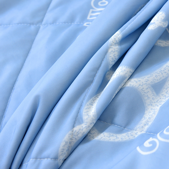 91家纺网 家纺一手货源 找家纺 多乐 2023新款学生床乳胶凉席三件套 幸运熊