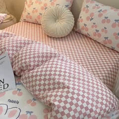 91家纺网 家纺一手货源 找家纺 一米阳光 2023新款1月小清新13070纯棉四件套第一批 美好时光