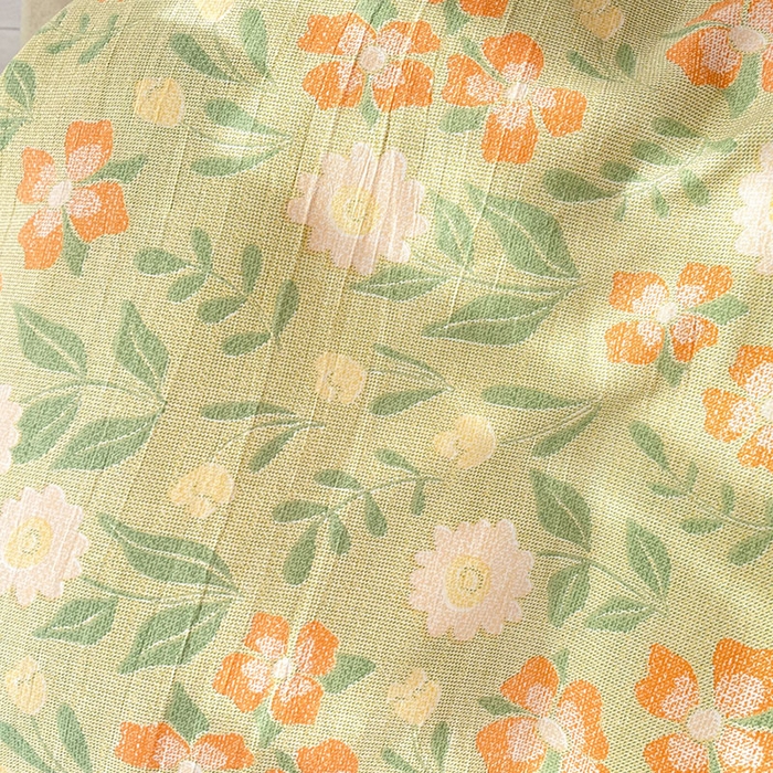 91家纺网 家纺一手货源 找家纺 艾米 2023新款水洗棉麻双层纱系列四件套 暗香