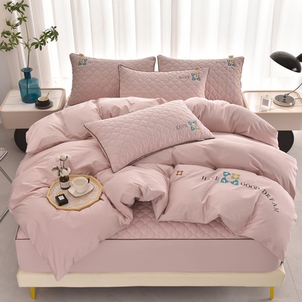 91家纺网 家纺一手货源 找家纺 (总）好眠好梦2023新款四叶草全棉四件套