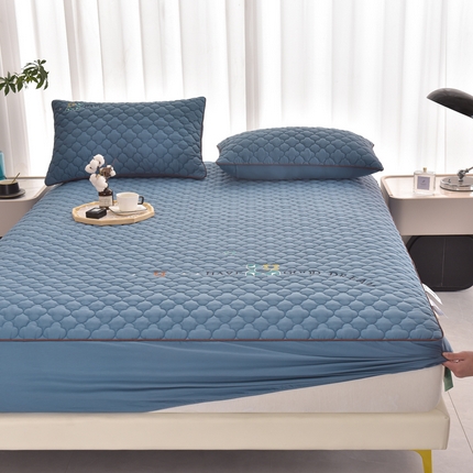 91家纺网 家纺一手货源 找家纺 （总）好眠好梦2023新款四叶草全棉床笠