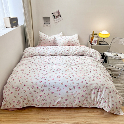 91家纺网 家纺一手货源 找家纺 （总）宏源2023新款天丝棉花卉四件套