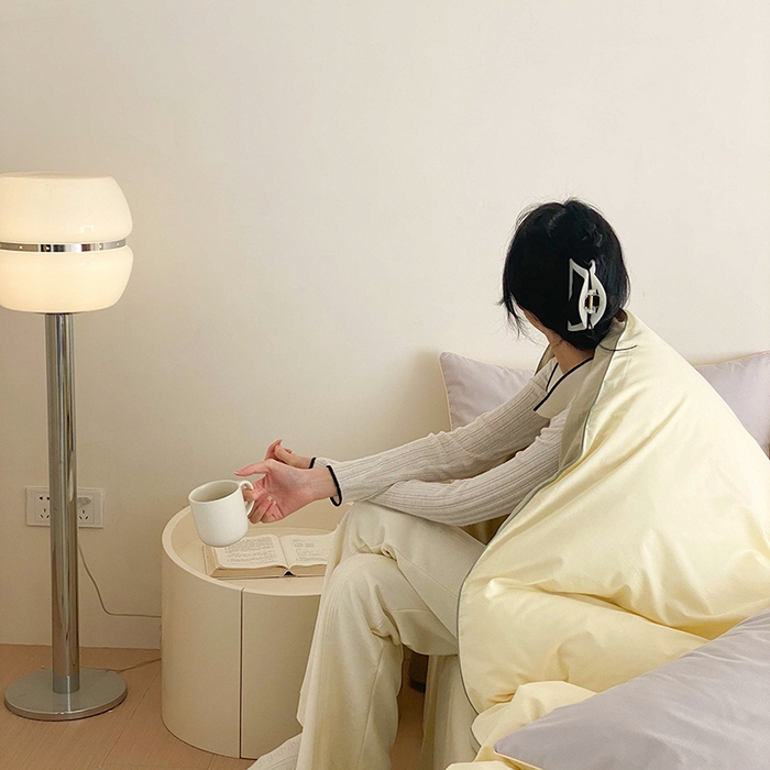 91家纺网 家纺一手货源 找家纺 （总）时年 2023新款40支全棉水洗棉嵌绳款四件套--拍法二