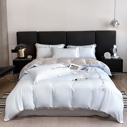 91家纺网 家纺一手货源 找家纺 （总）金麦 2023新款冰丝乐高四件套系列