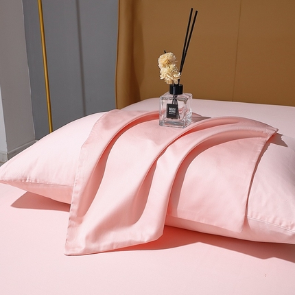 91家纺网 家纺一手货源 找家纺 （总）2025纯棉全棉双股100支贡缎长绒棉纯色多规格单品枕套单件