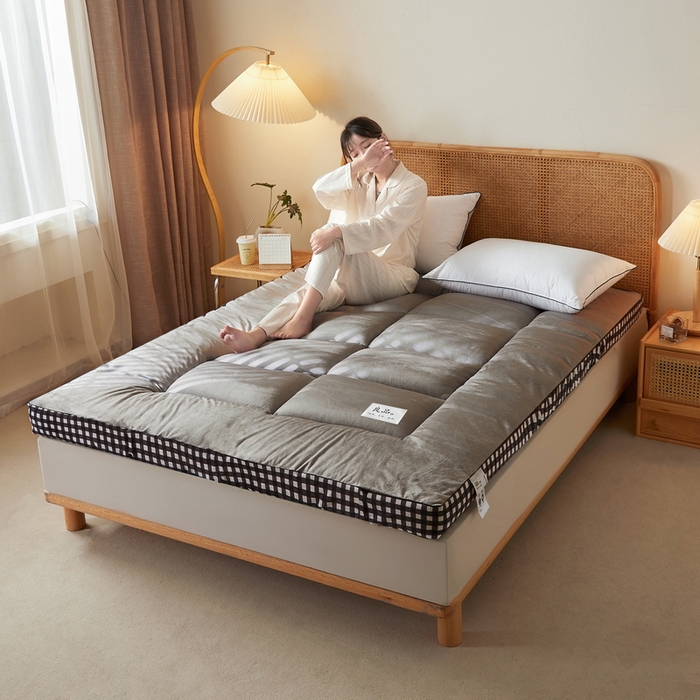 91家纺网 家纺一手货源 找家纺 （总）迪乐妮  2023新款水洗棉成人立体软床垫