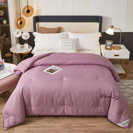 91家纺网 家纺一手货源 找家纺 （总）畅畅家纺2023新款纯手工洛卡棉刺绣羽丝棉被子被芯