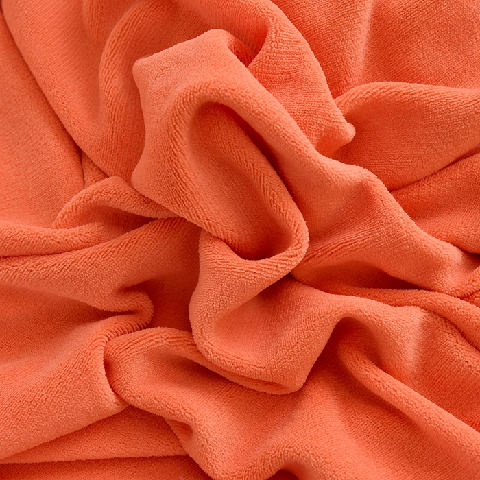 91家纺网 家纺一手货源 找家纺 大麦家纺 2024新款加厚牛奶绒小清新公主风四件套--场景一 橘色