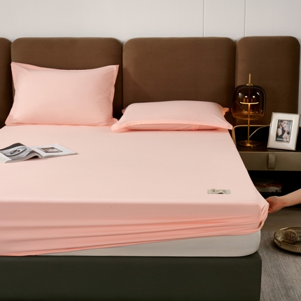 91家纺网 家纺一手货源 找家纺 （总）曼陀罗2025新款四季通用柔软原棉纯色床笠