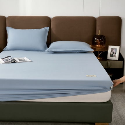 91家纺网 家纺一手货源 找家纺 （总）曼陀罗2025新款四季通用柔软原棉纯色床笠