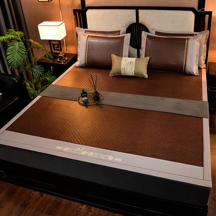 91家纺网 家纺一手货源 找家纺 （总）小牛席业2024新款野山藤草席夏天凉枕套竹枕套冰藤枕套冰丝枕套草席枕套凉豆豆枕套