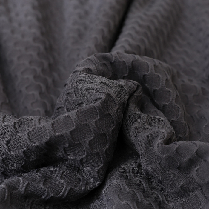 91家纺网 家纺一手货源 找家纺 琪琪阁2023新款华夫格针织提花亲肤舒适多功能凉感夏被 绅士灰