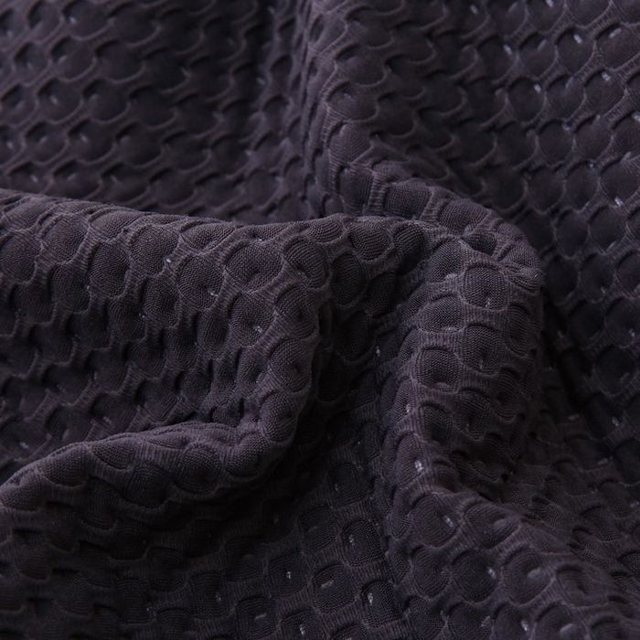 91家纺网 家纺一手货源 找家纺 琪琪阁2023新款华夫格针织提花亲肤舒适多功能凉感夏被 绅士灰