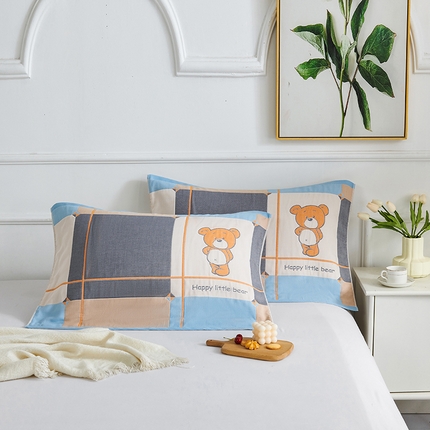 91家纺网 家纺一手货源 找家纺 （总）棠薇 2023新款全棉6层纱布枕巾-简约系列