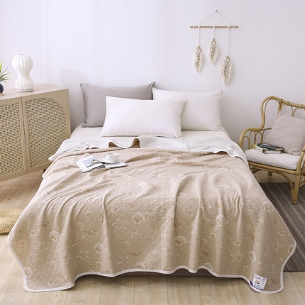 91家纺网 家纺一手货源 找家纺 （总）琪琪阁2023新款提花针织棉夏被盖毯