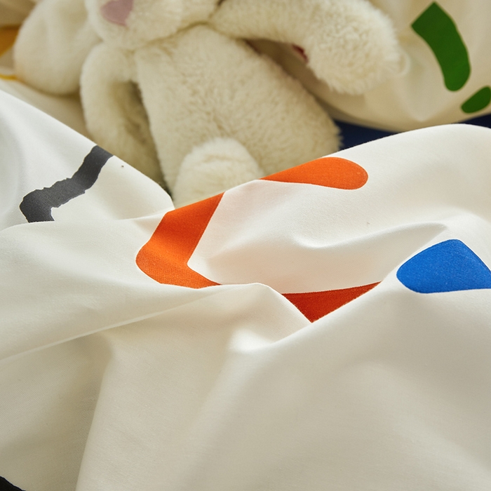 91家纺网 家纺一手货源 找家纺 怡家居  2023新款全棉米菲兔四件套 多彩米菲