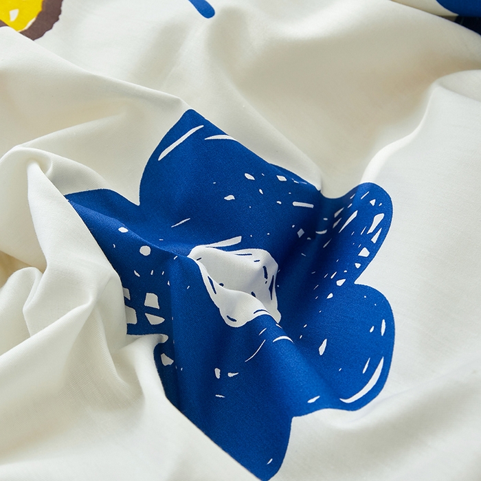 91家纺网 家纺一手货源 找家纺 怡家居  2023新款全棉米菲兔四件套 花朵米菲