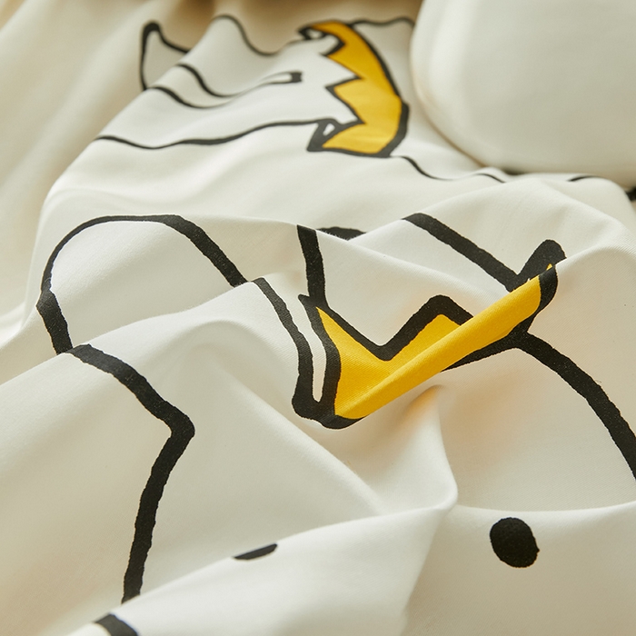 91家纺网 家纺一手货源 找家纺 怡家居  2023新款全棉米菲兔四件套 米菲公主